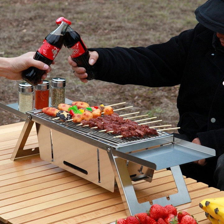 Outdoor Thickened Fold Barbecue Grill