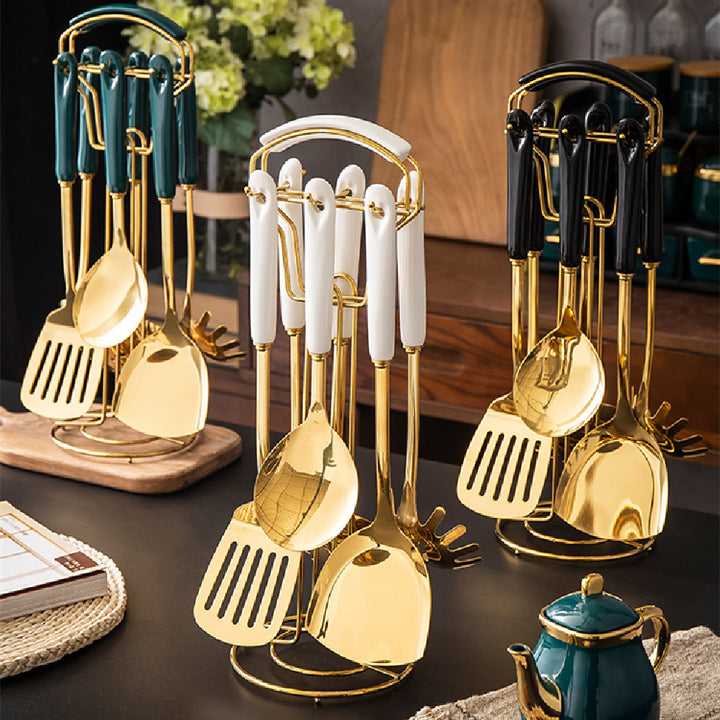 Nordic Kitchen Utensils Spatula Ceramic Handle