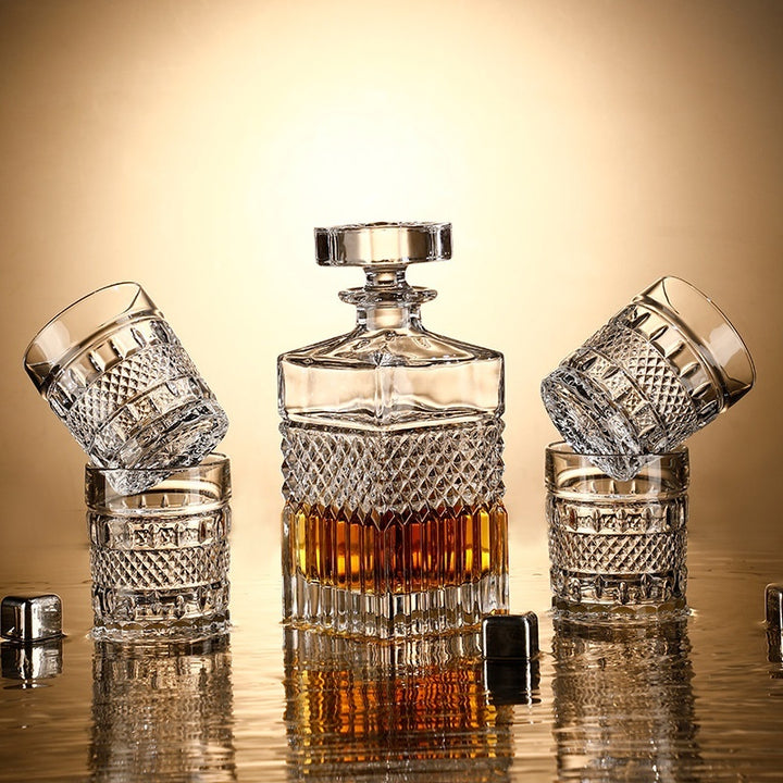 Bottle Wine Glass Whiskey Glass