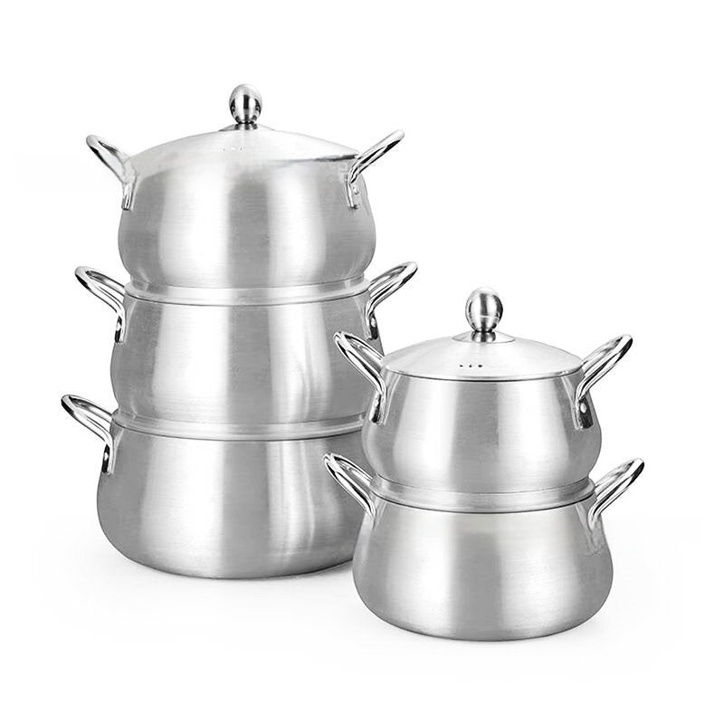 7-piece Kitchen Set Aluminum Pot Suit