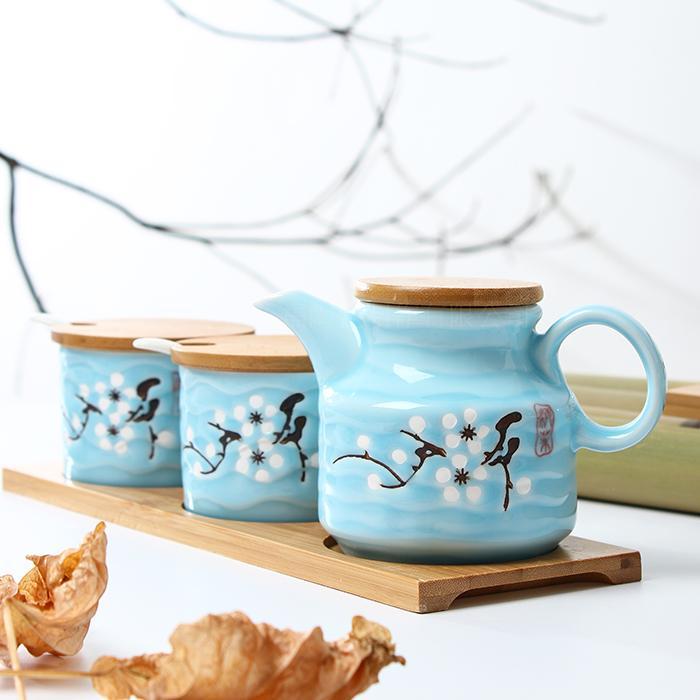 Kitchen Condiment Pot Oil Suit