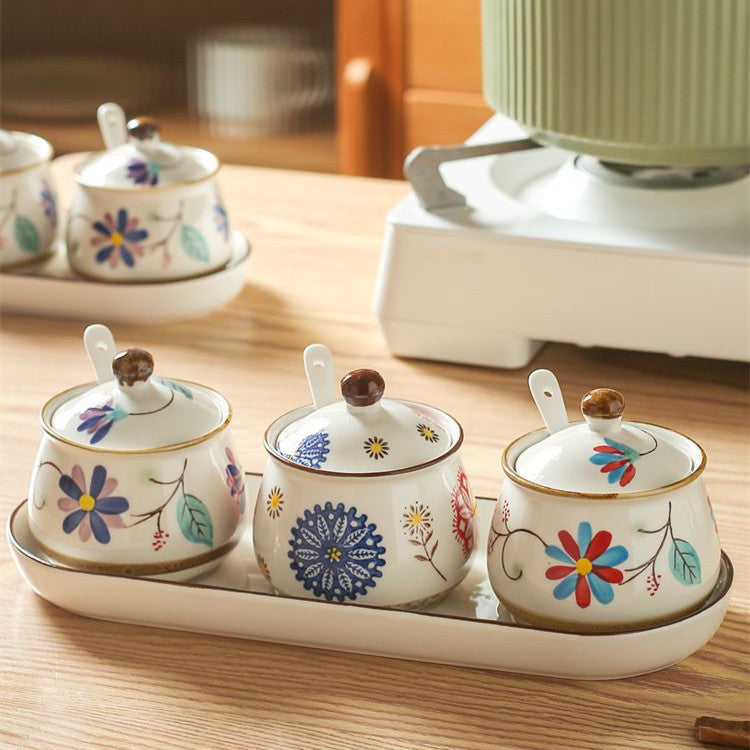 Household Salt Pot With Cover