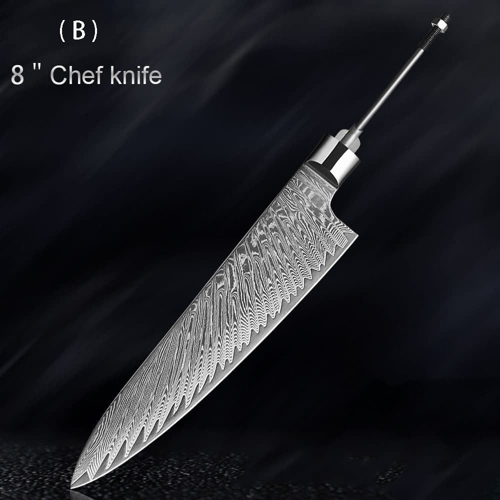 Damascus Knife Embryo Kitchen Knives