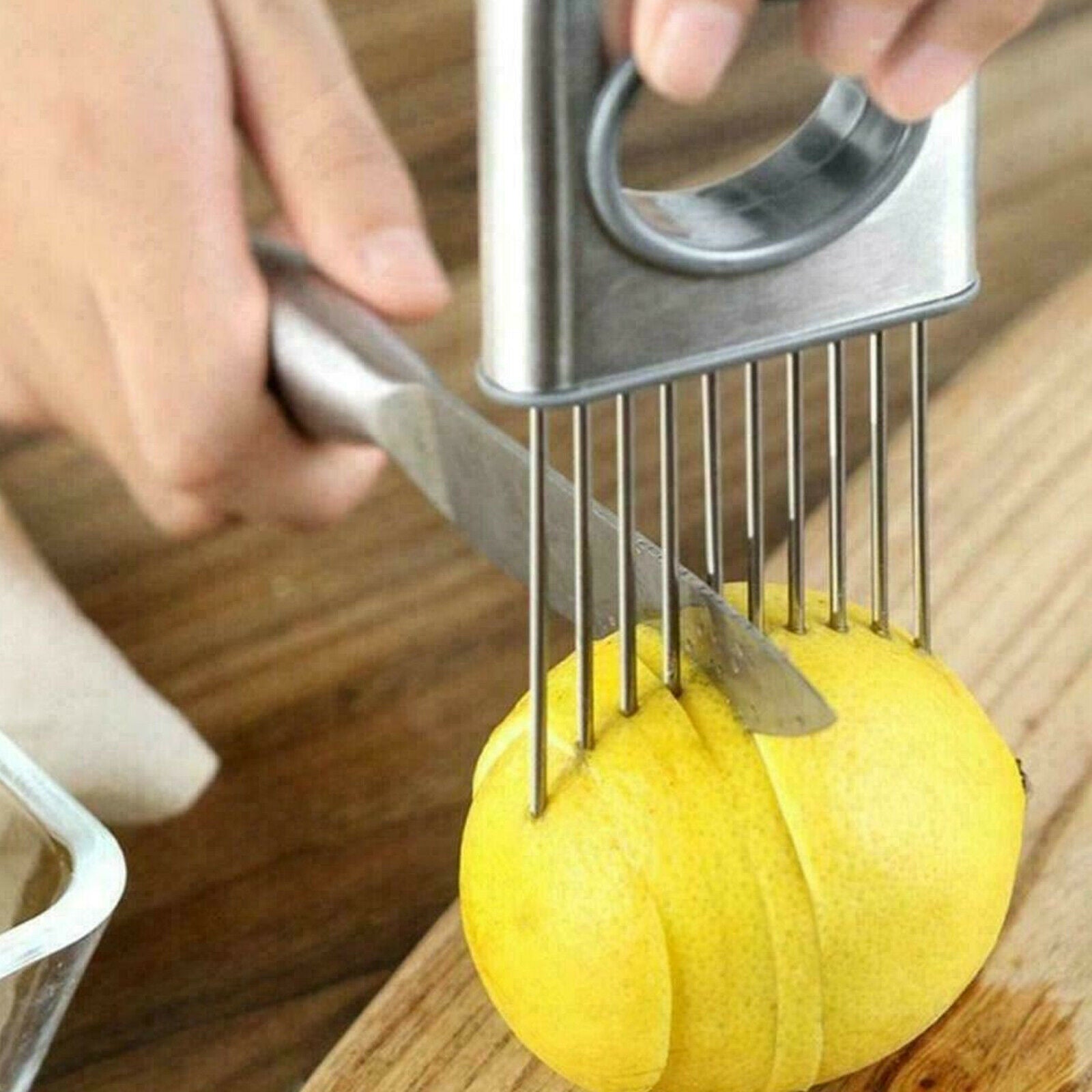 Onion Holder Slicer Vegetable Kitchen Gadget