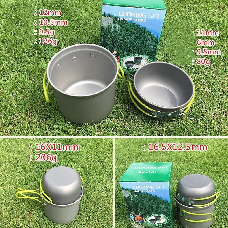 Single 2-piece Outdoor Pots And Pans