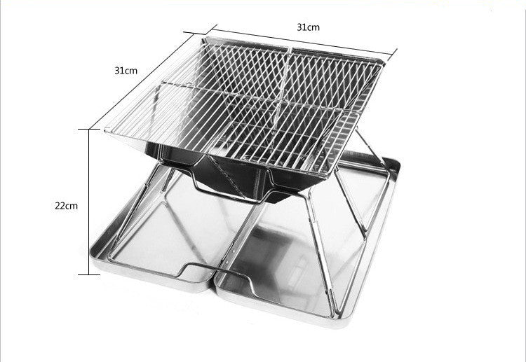 Outdoor Portable Foldable Medium Grill