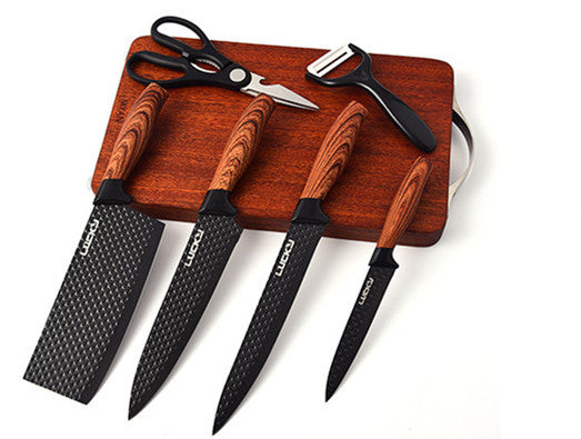 Six-Piece Set Of Stainless Steel Knives