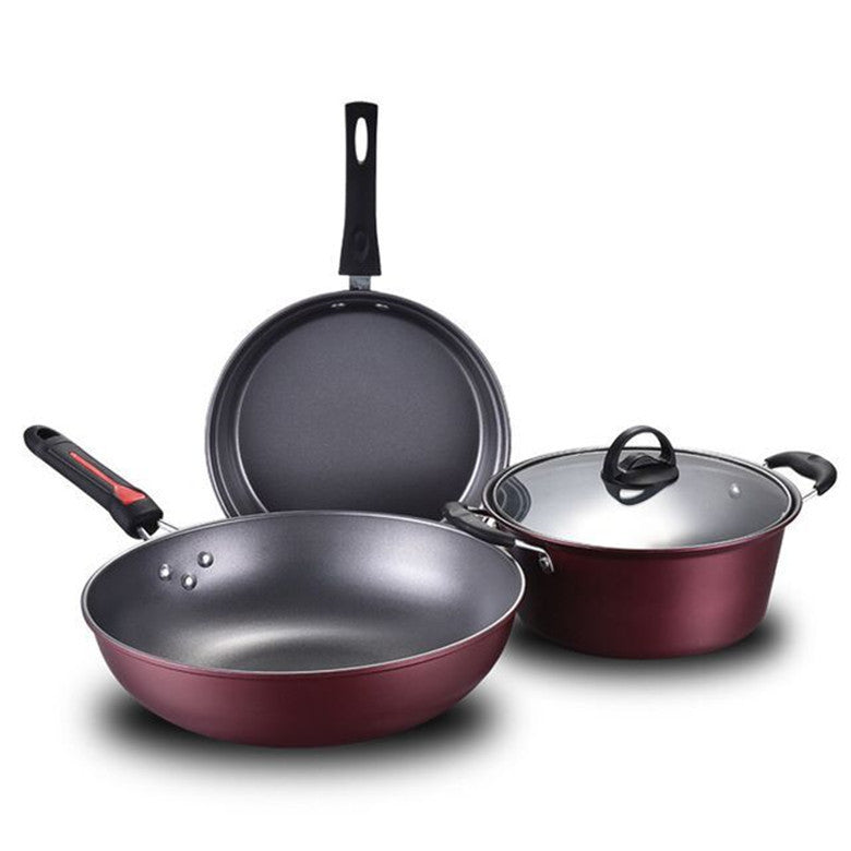 Three-Piece Cookware Non-Stick Pan