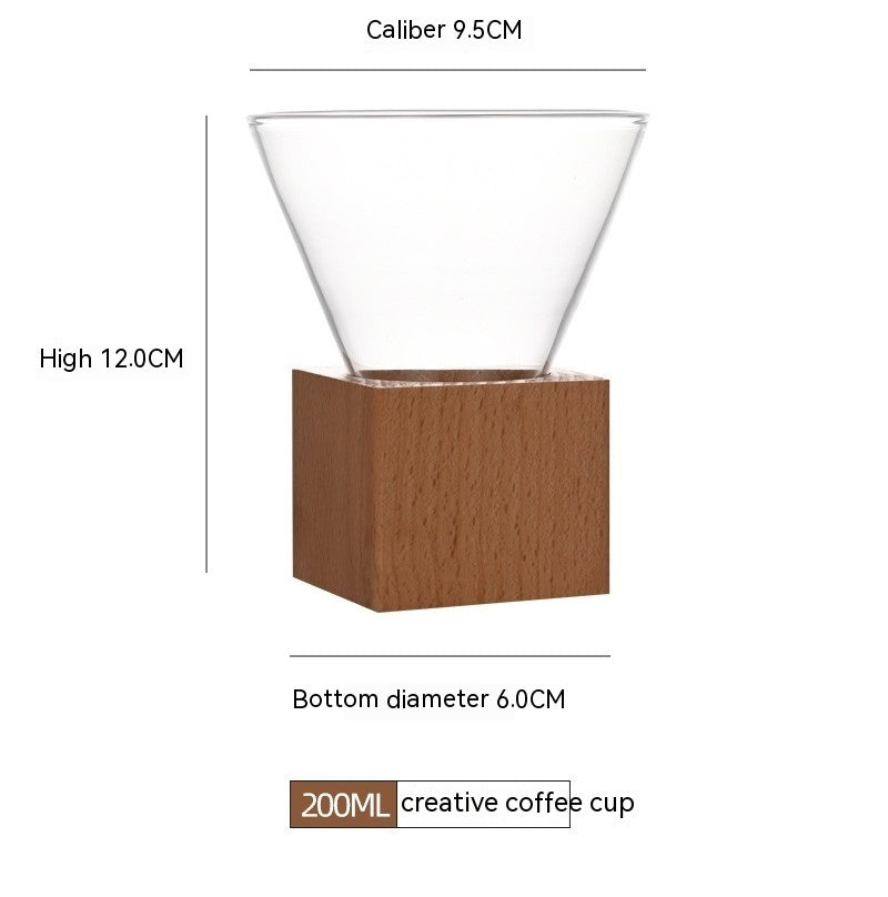 Creative Coffee Cup Glass Set