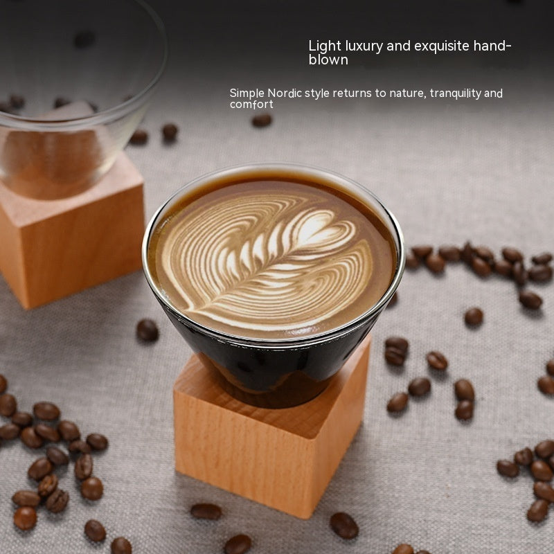 Creative Coffee Cup Glass Set