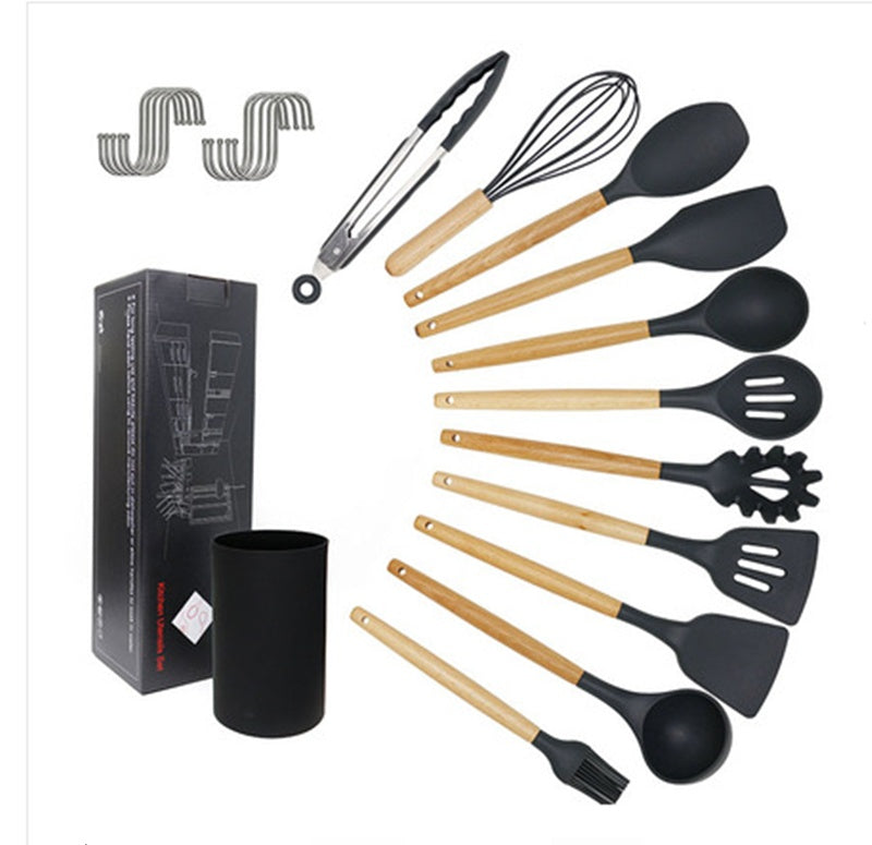 kitchen utensils silicone cookware set