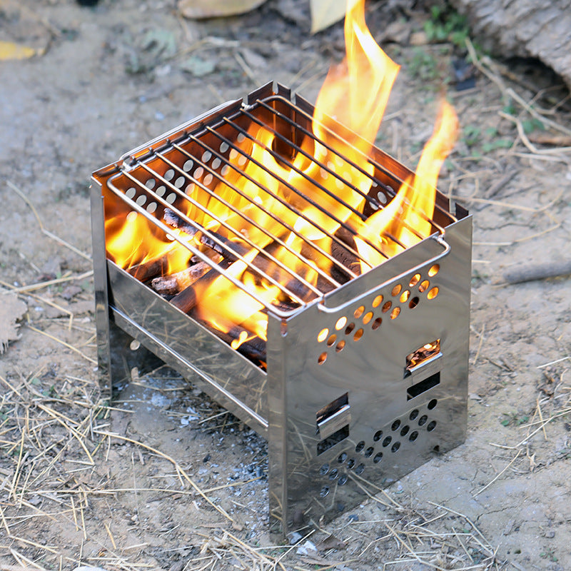 Camping Dual-use Outdoor Barbecue Grill