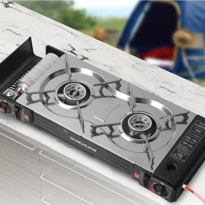 Portable Outdoor Field Double Range Cookware