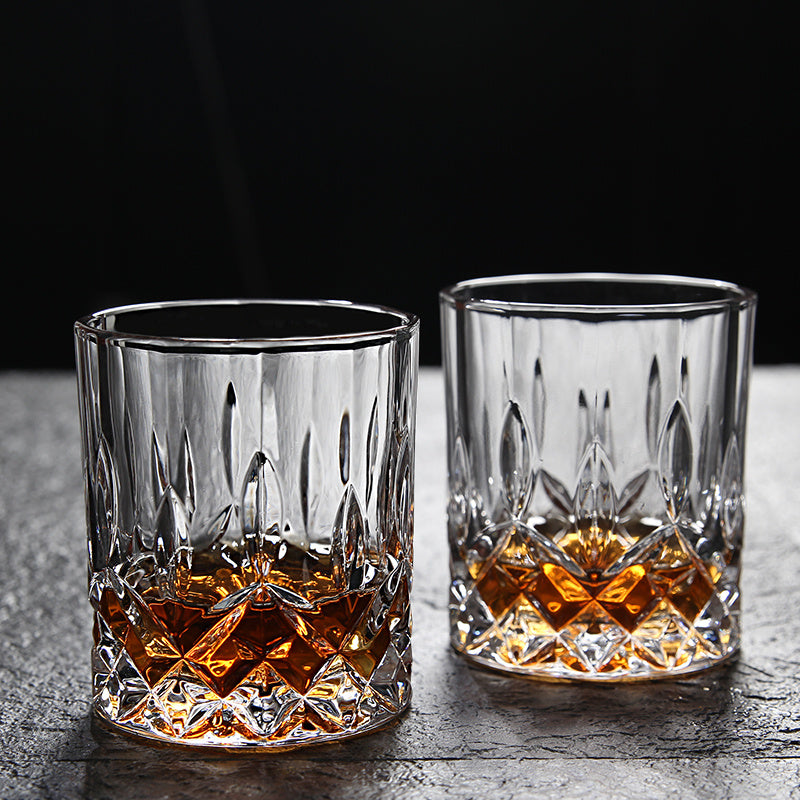 Lead-Free Crystal Glass Whiskey Bottle