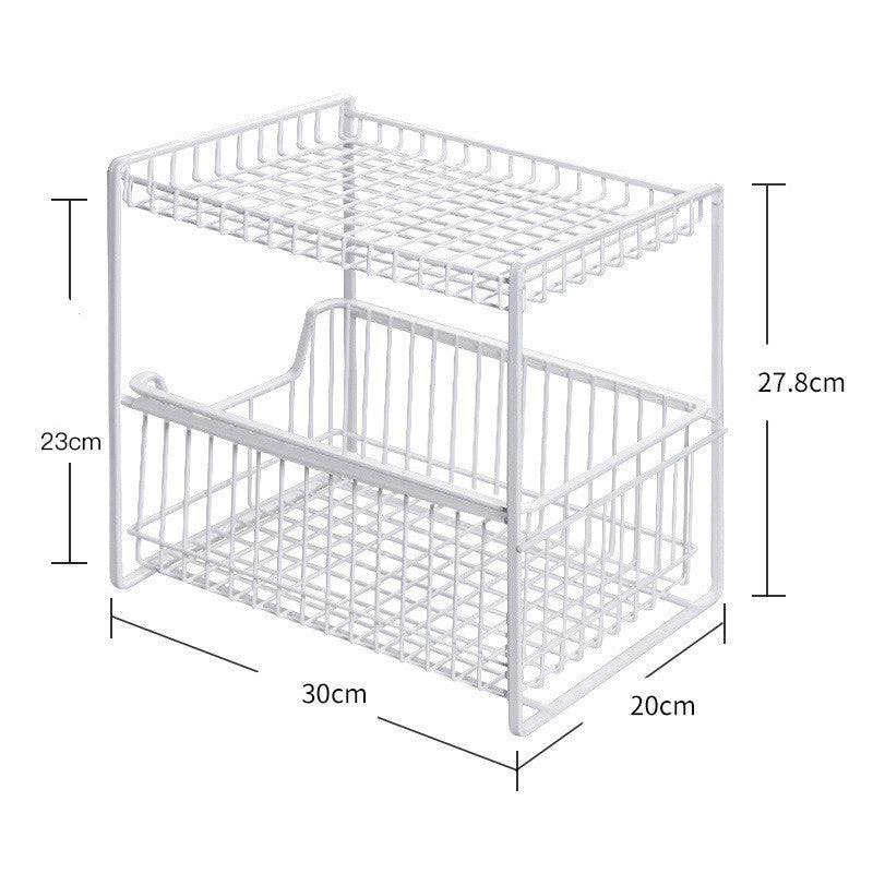 Kitchen and Bathroom Supplies Storage Rack