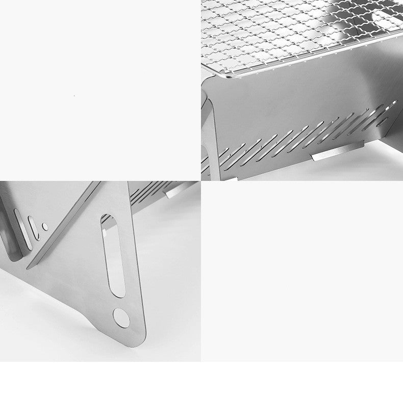 Outdoor Folding Card Stove Grill