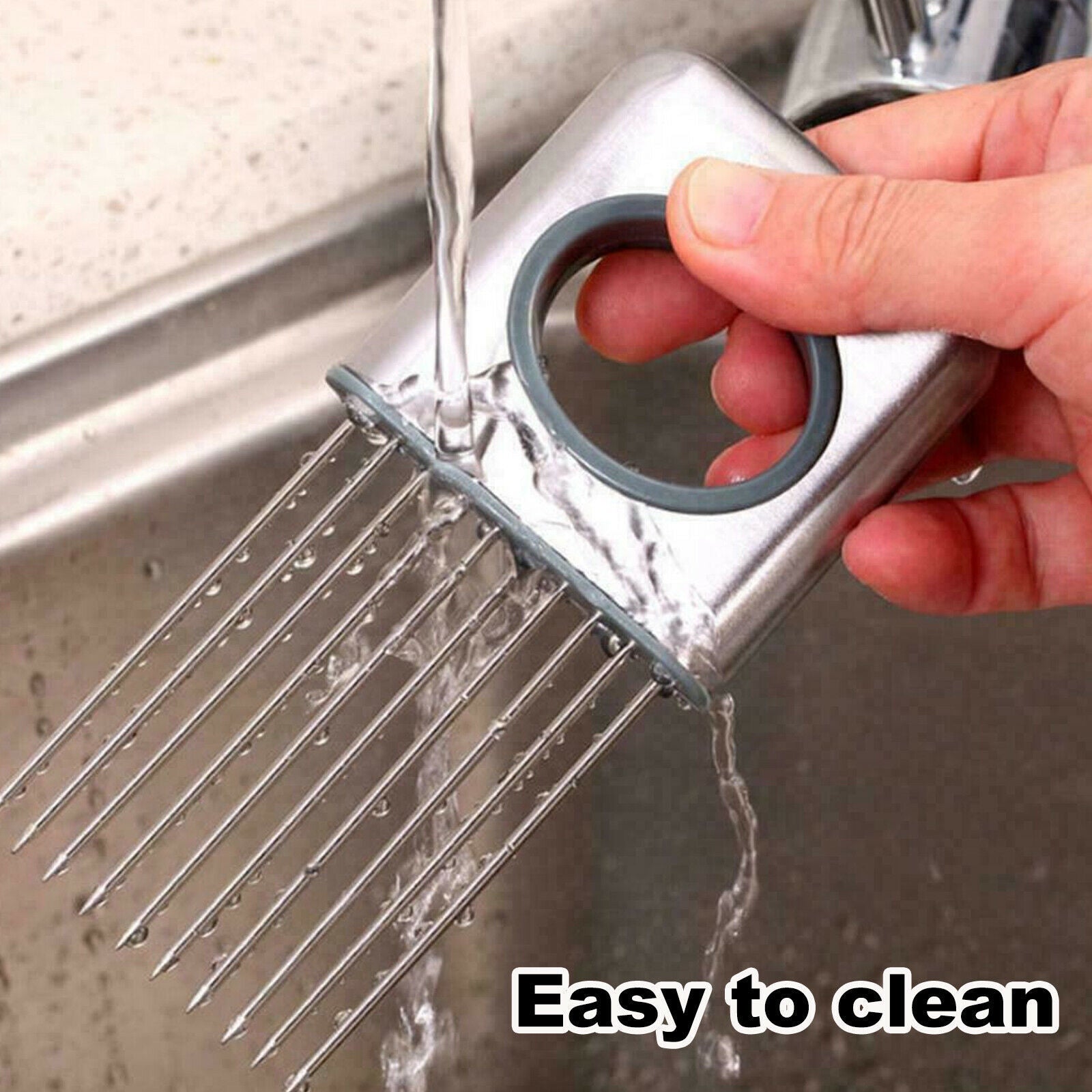 Onion Holder Slicer Vegetable Kitchen Gadget