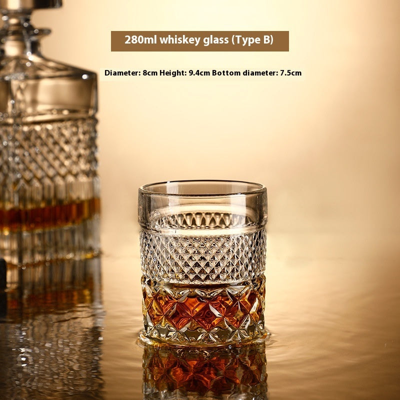 Bottle Wine Glass Whiskey Glass