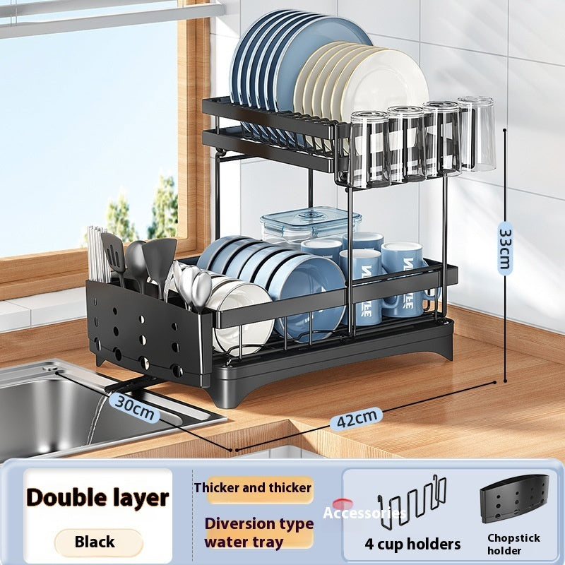 Kitchen Dish Storage Rack