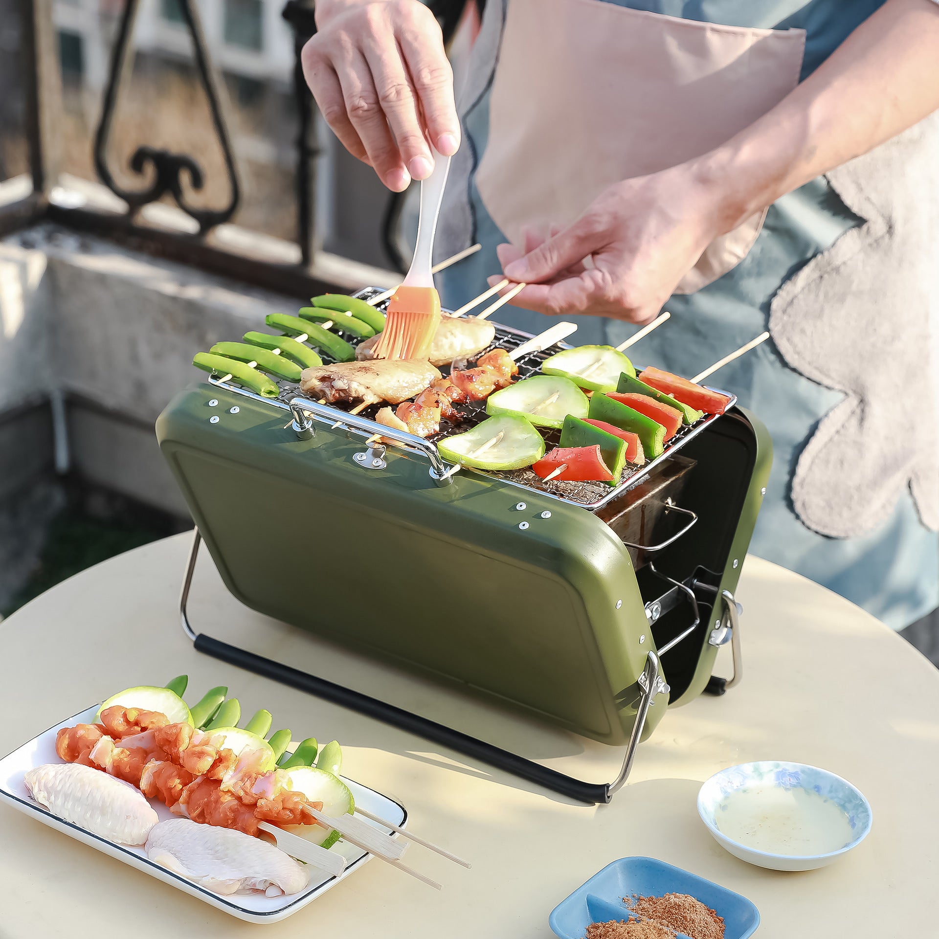 Portable Charcoal Outdoor Grill