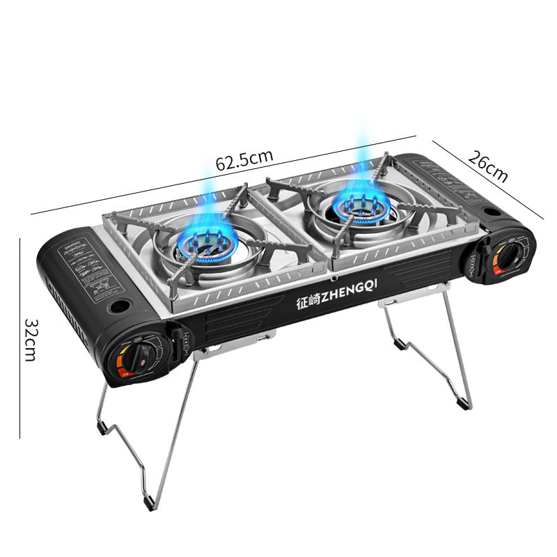Portable Outdoor Field Double Range Cookware