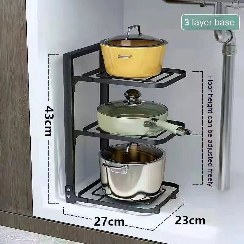 Pot Storage Kitchen Rack