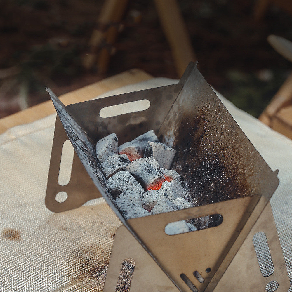 Outdoor Folding Card Stove Grill