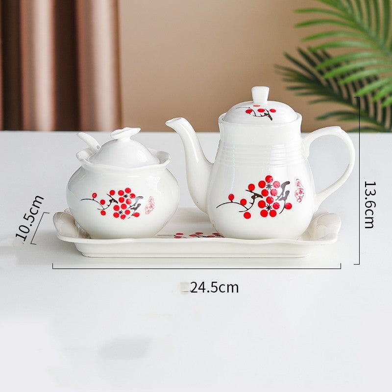 Kitchen Condiment Pot Oil Suit