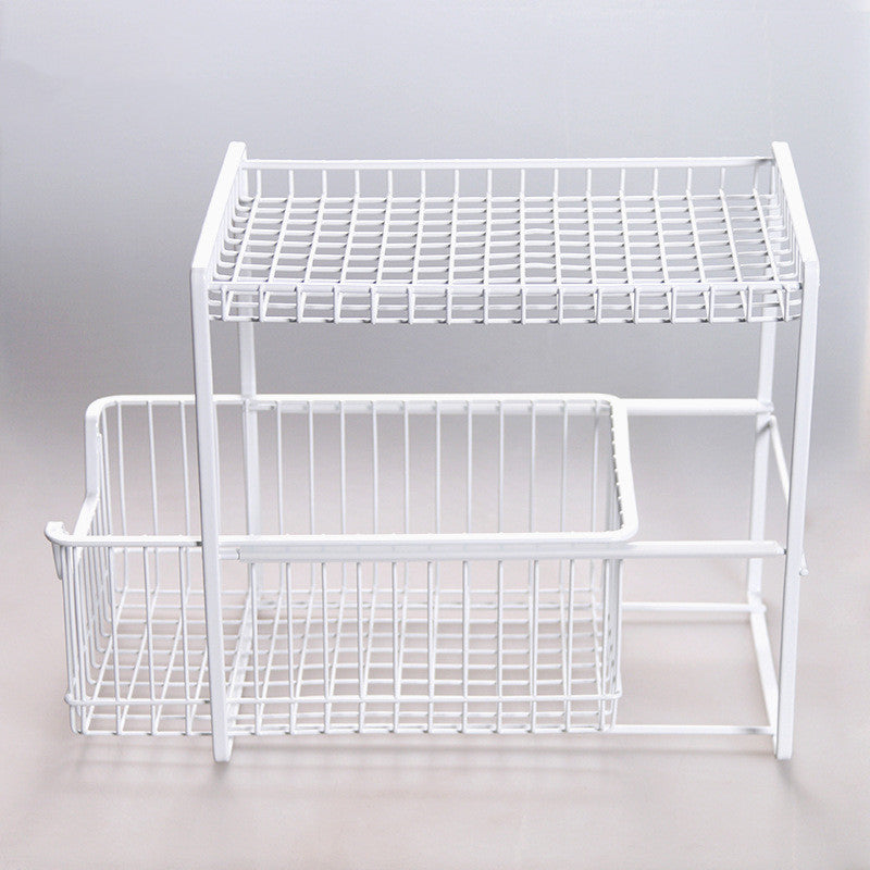 Kitchen and Bathroom Supplies Storage Rack