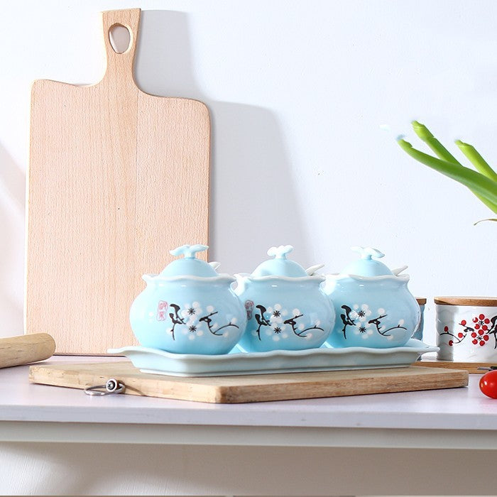 Kitchen Condiment Pot Oil Suit