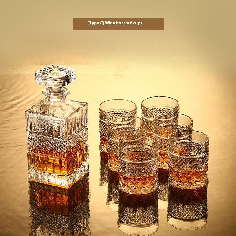 Bottle Wine Glass Whiskey Glass