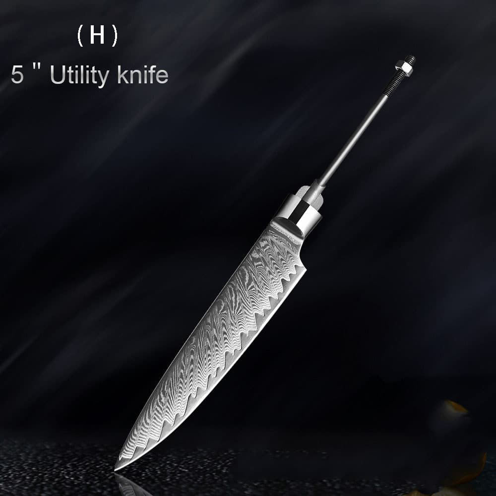 Damascus Knife Embryo Kitchen Knives