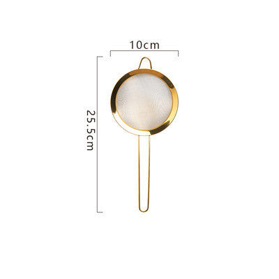 Creative Golden Flour Sieve Kitchen Gadget