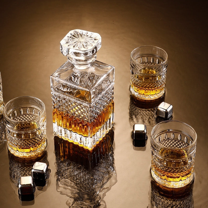 Bottle Wine Glass Whiskey Glass