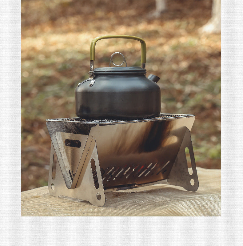 Outdoor Folding Card Stove Grill