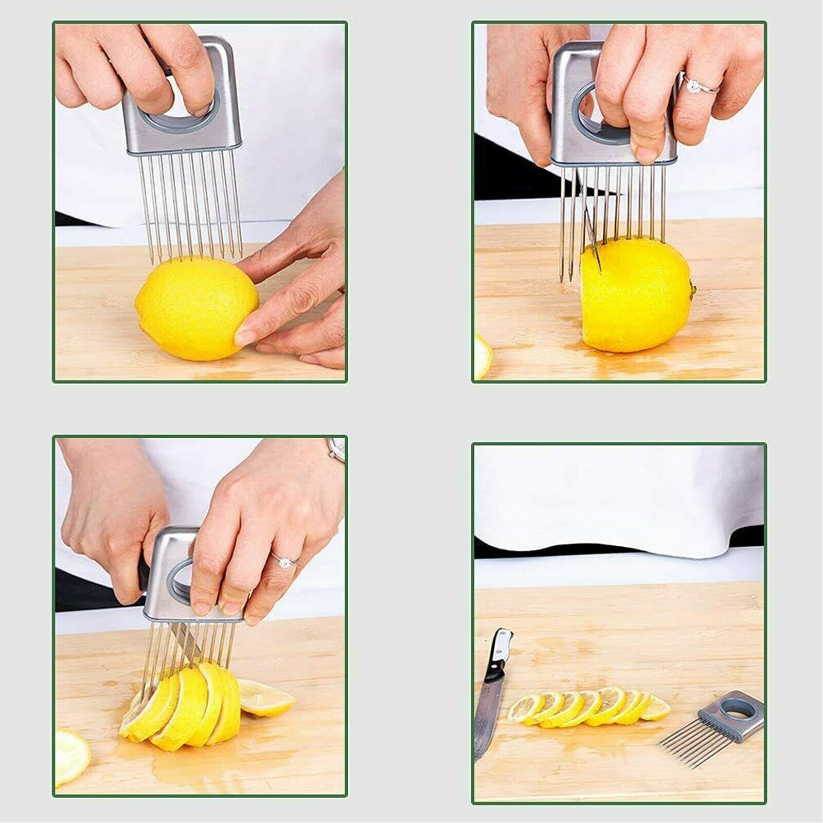 Onion Holder Slicer Vegetable Kitchen Gadget