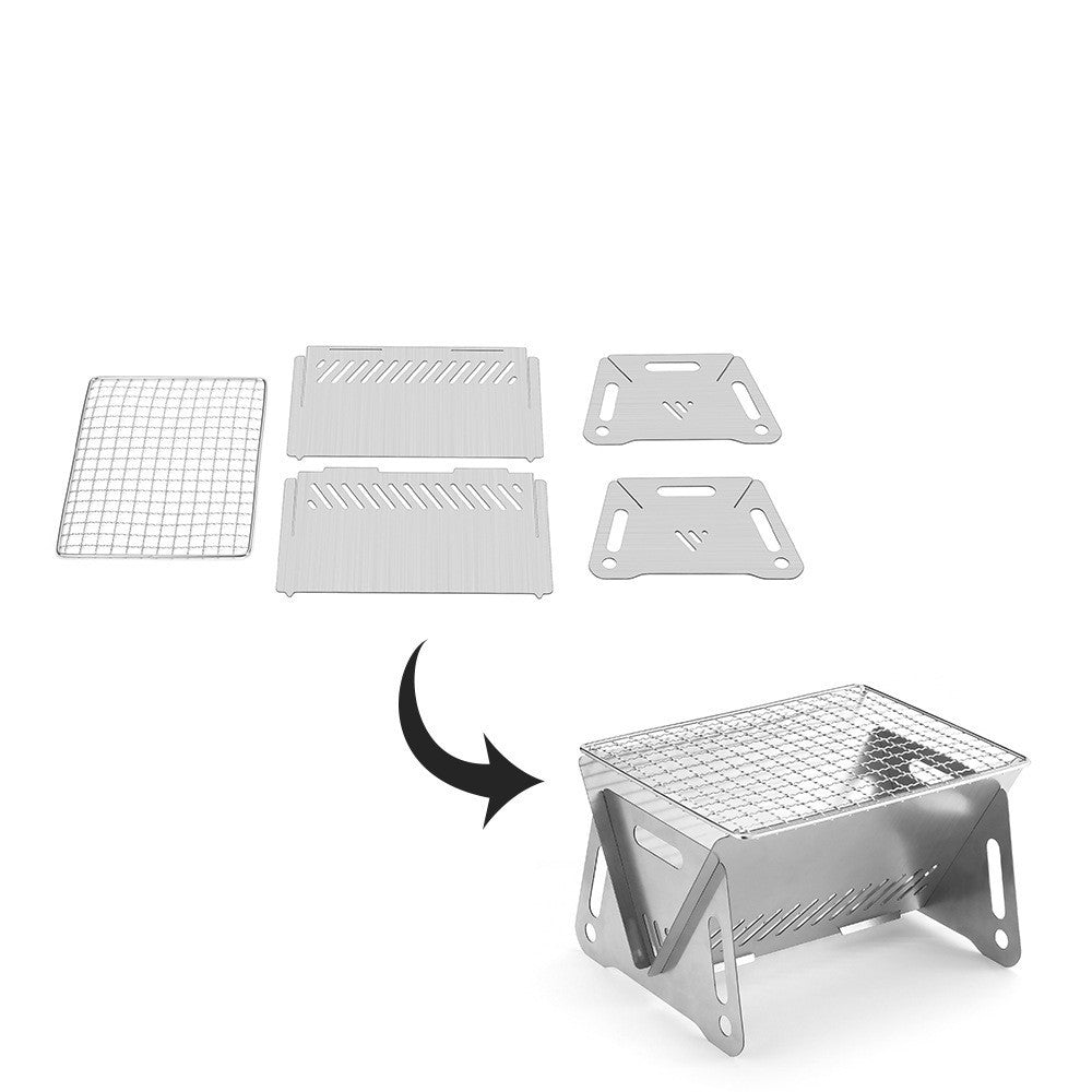 Outdoor Folding Card Stove Grill
