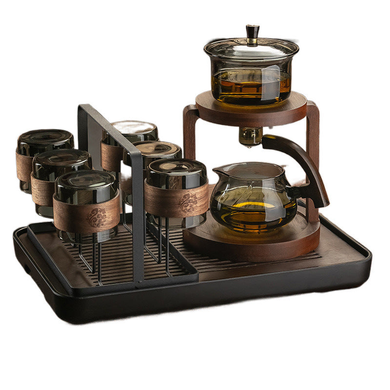 Glass Automatic Tea Set Household