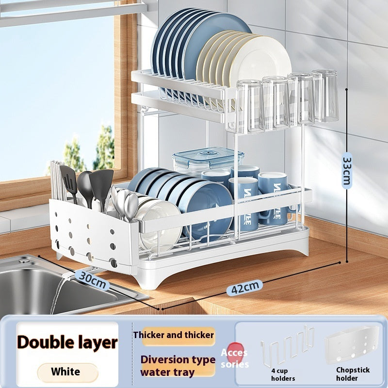 Kitchen Dish Storage Rack