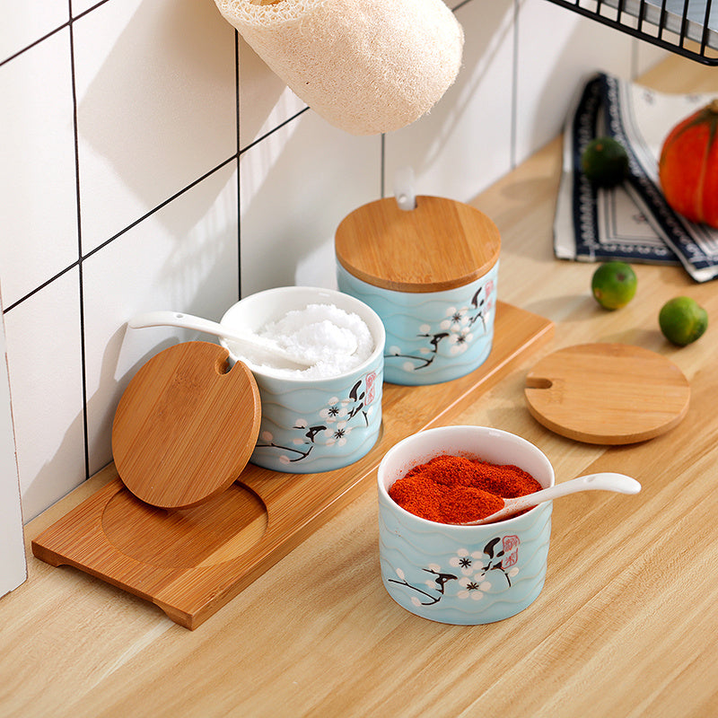 Kitchen Condiment Pot Oil Suit