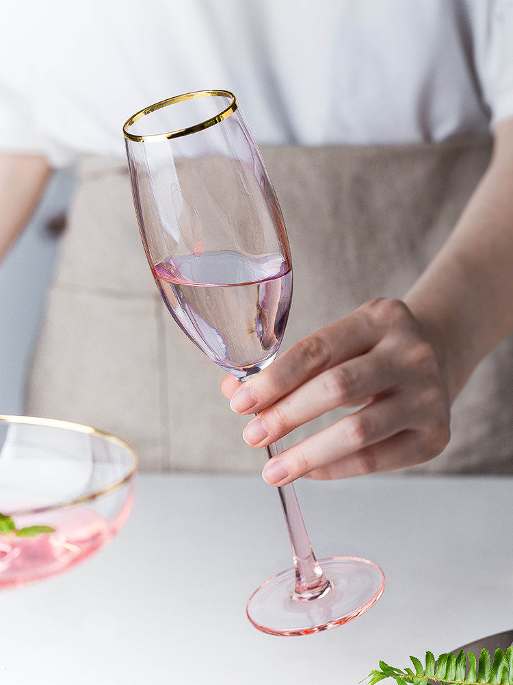 Crystal Glass Champagne Cup Household Set