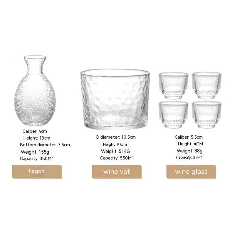 Japanese Glass Creative Liquor Ware Set