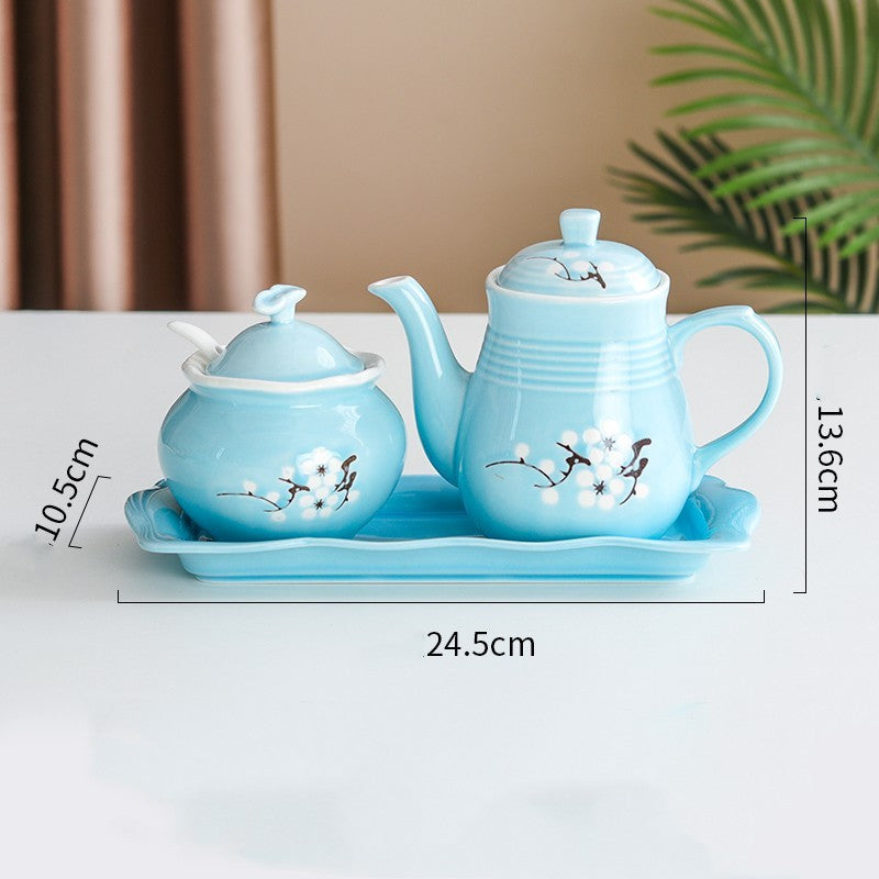 Kitchen Condiment Pot Oil Suit