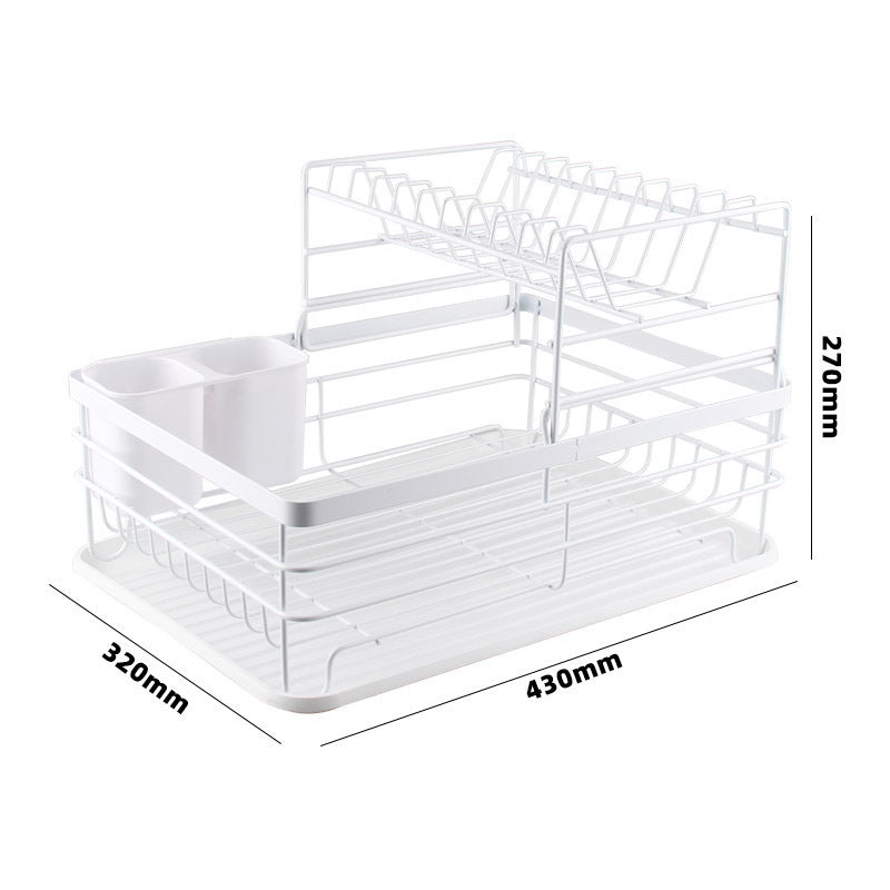 Kitchen Household Countertop Dish Storage Rack