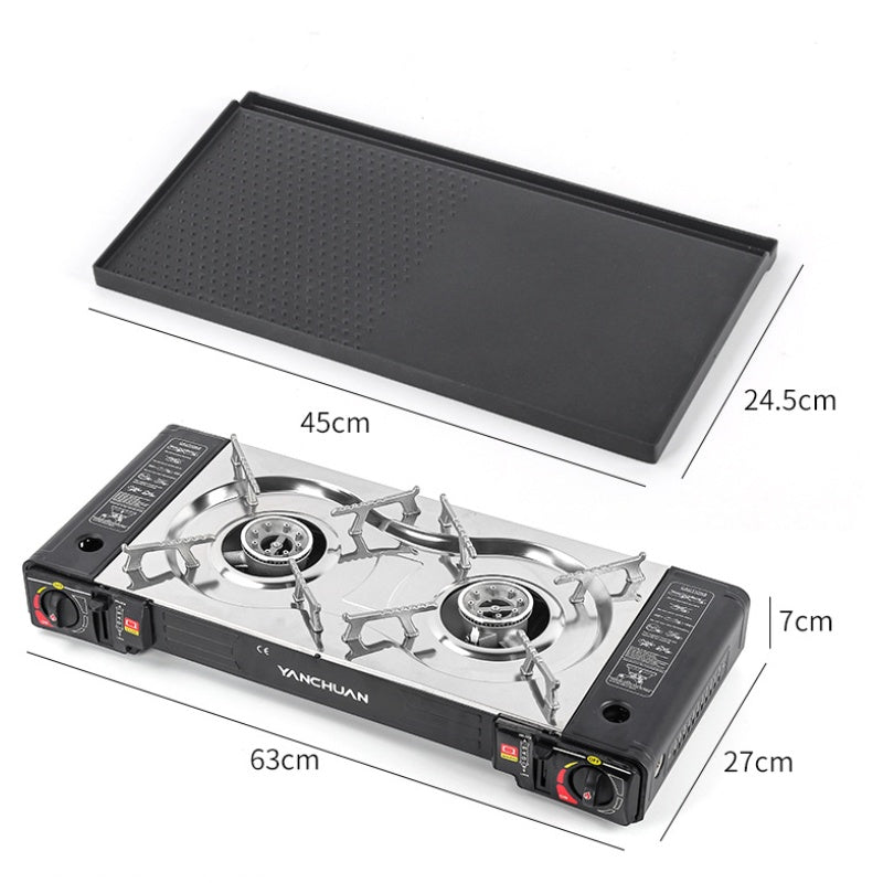 Portable Outdoor Field Double Range Cookware