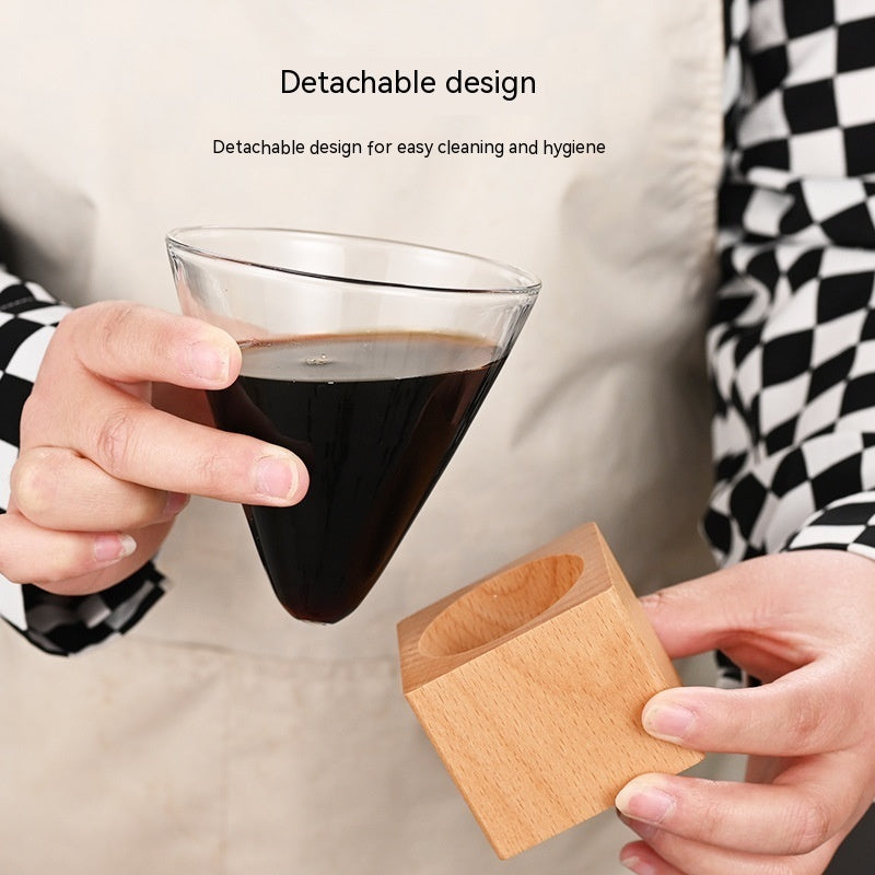 Creative Coffee Cup Glass Set