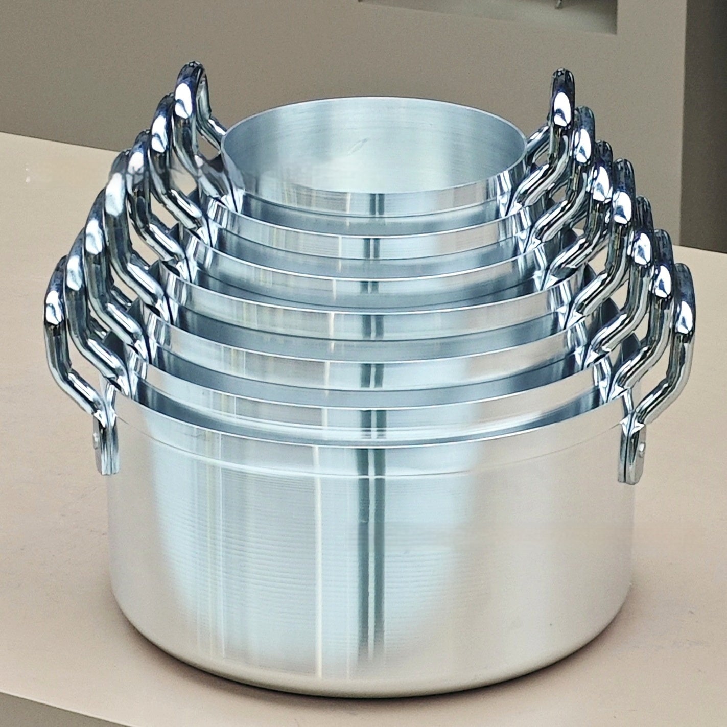 7-piece Kitchen Set Aluminum Pot Suit