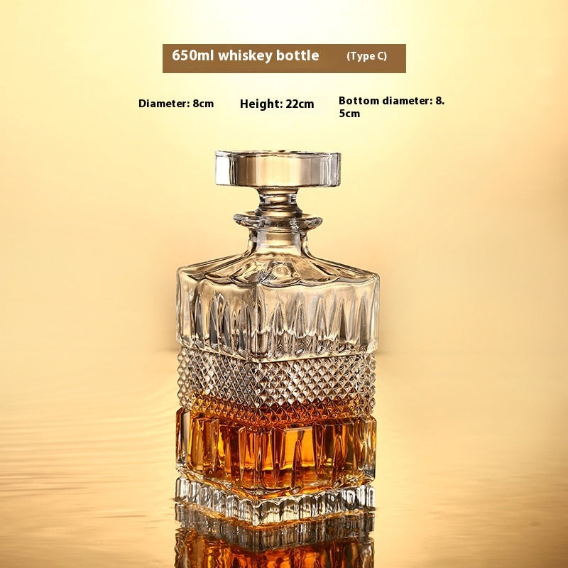 Bottle Wine Glass Whiskey Glass