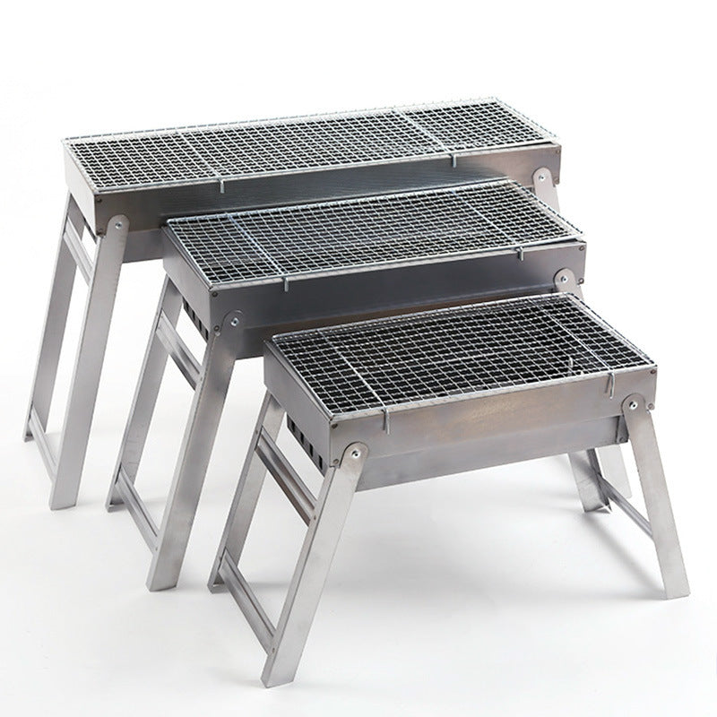 Outdoor Folding Charcoal Barbecue Grill