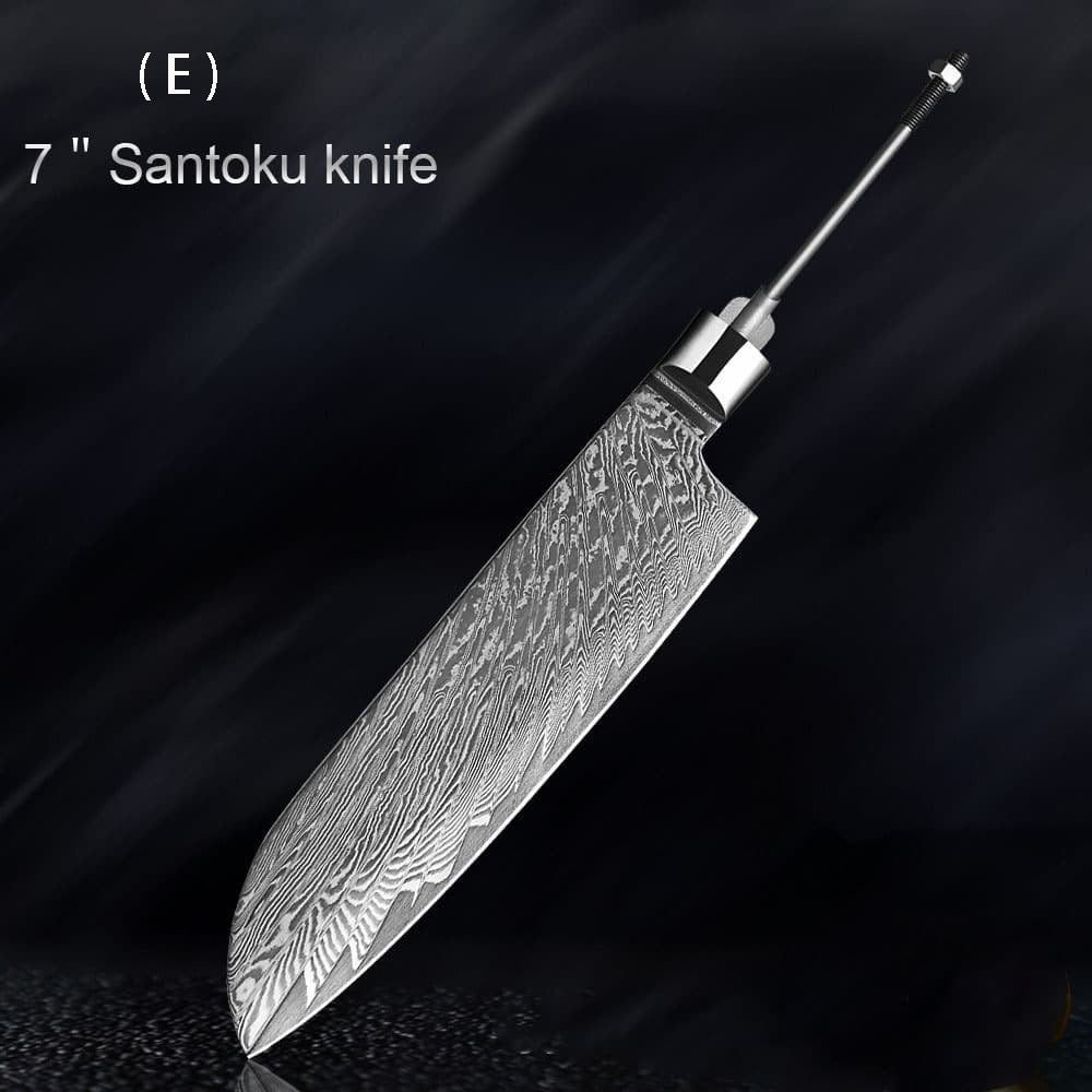 Damascus Knife Embryo Kitchen Knives
